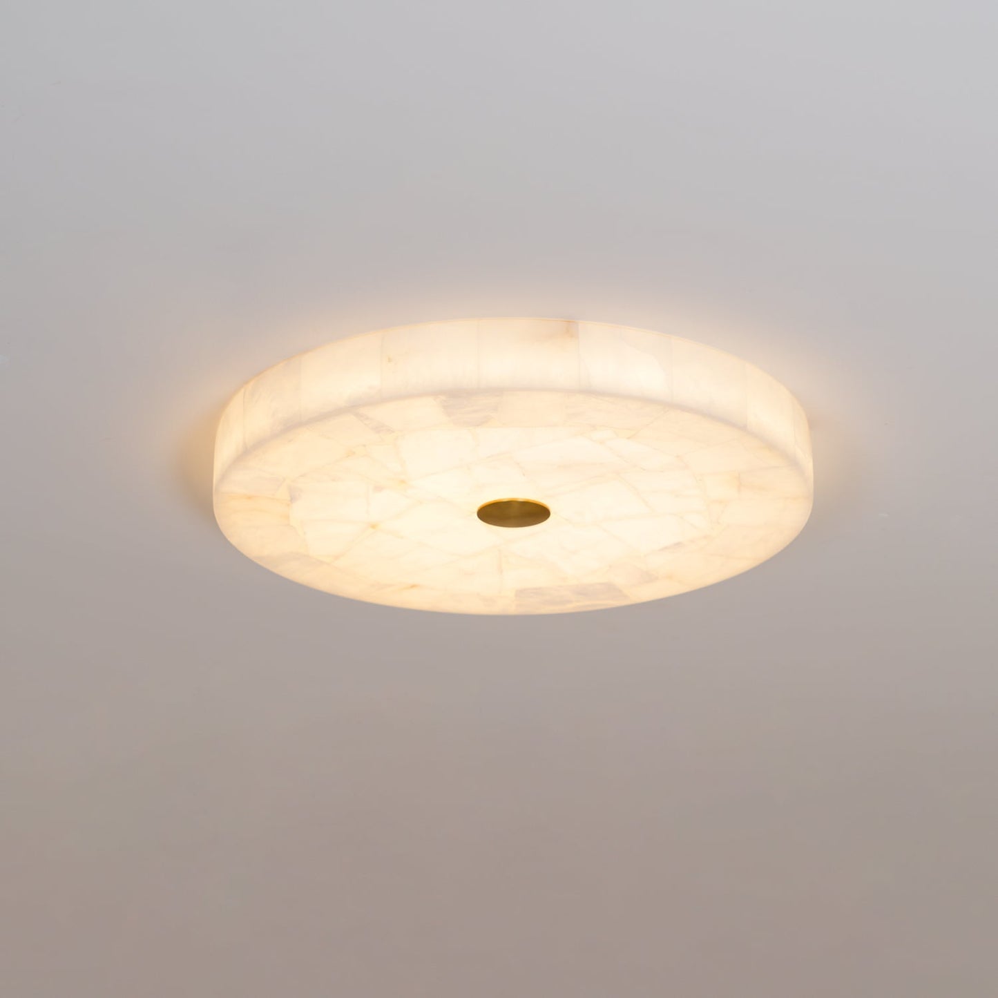 Plafondlamp Albast LED 5 cm Wit Goud Woonkamer Hal Moderne Designlamp Binnen