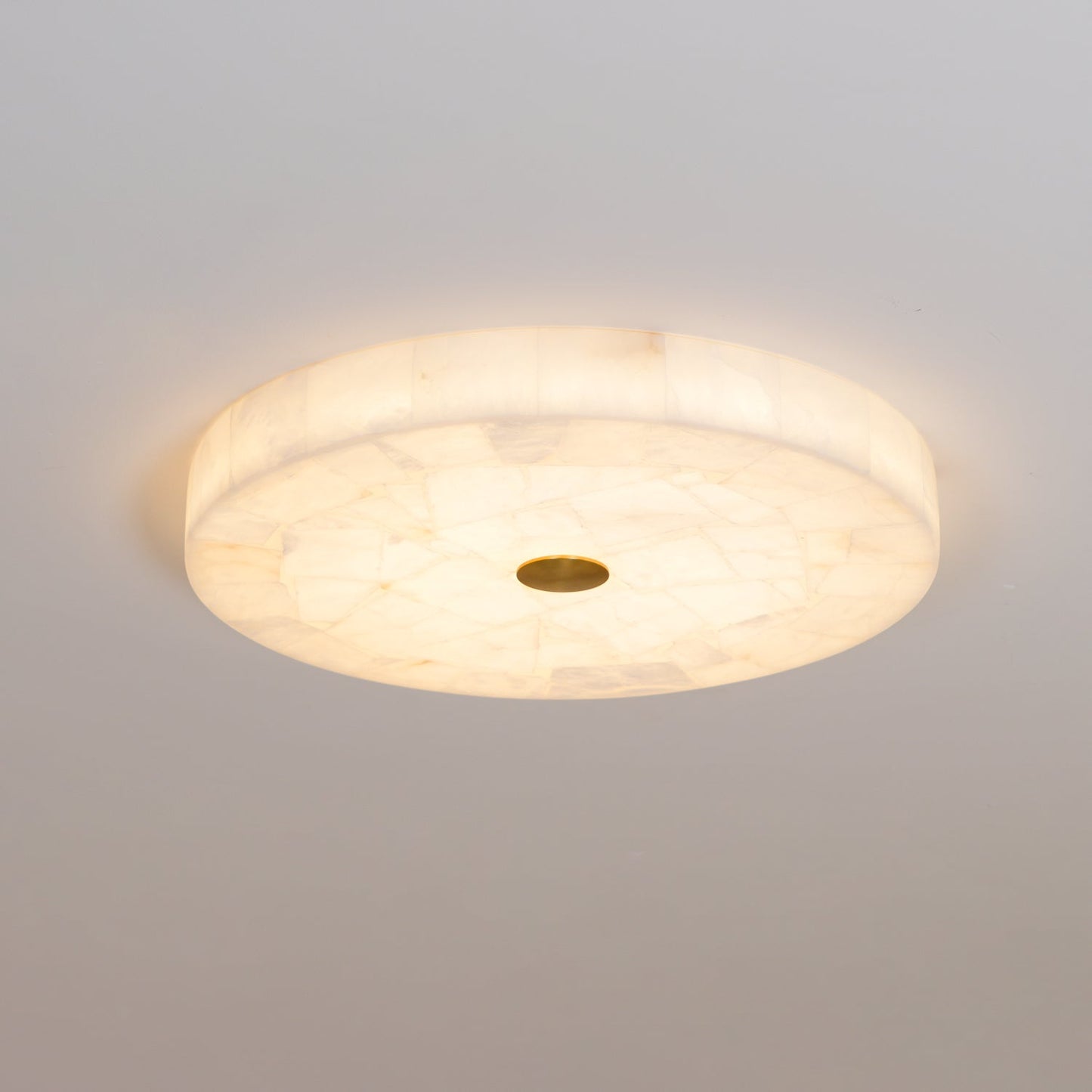 Plafondlamp Albast LED 5 cm Wit Goud Woonkamer Hal Moderne Designlamp Binnen