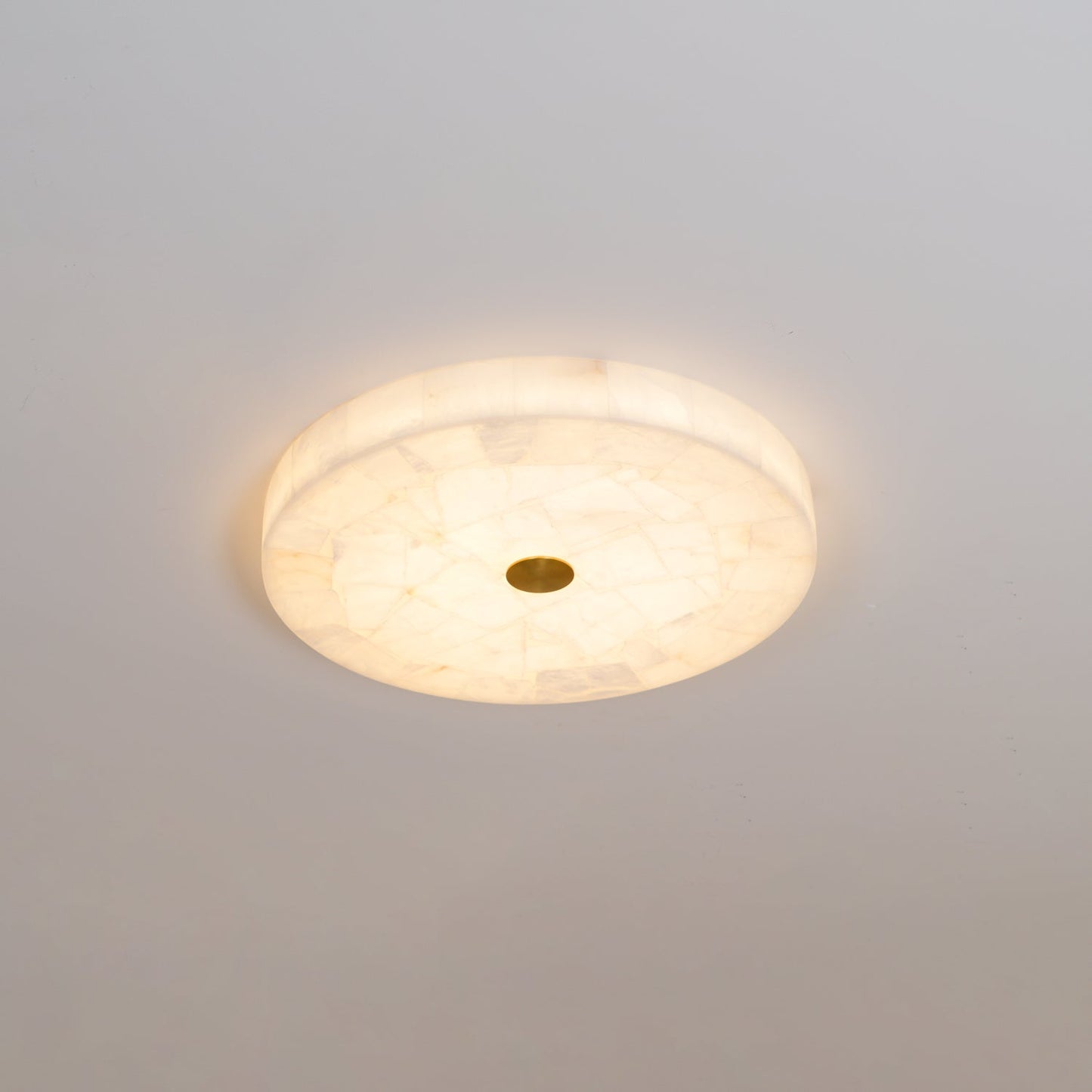 Plafondlamp Albast LED 5 cm Wit Goud Woonkamer Hal Moderne Designlamp Binnen