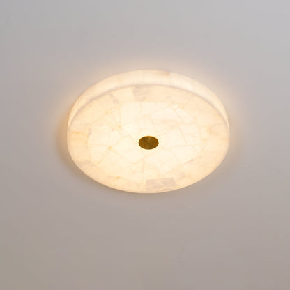 Plafondlamp Albast LED 5 cm Wit Goud Woonkamer Hal Moderne Designlamp Binnen