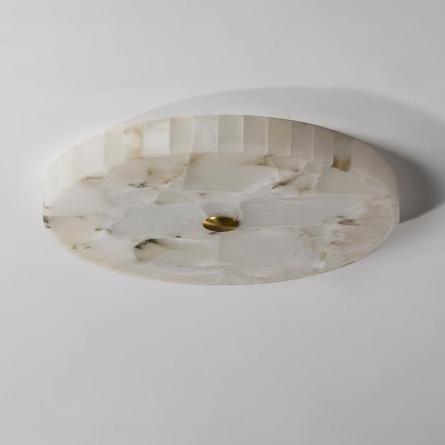 Plafondlamp Albast LED 5 cm Wit Goud Woonkamer Hal Moderne Designlamp Binnen