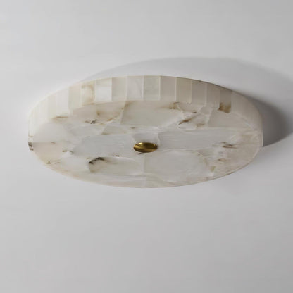 Plafondlamp Albast LED 5 cm Wit Goud Woonkamer Hal Moderne Designlamp Binnen