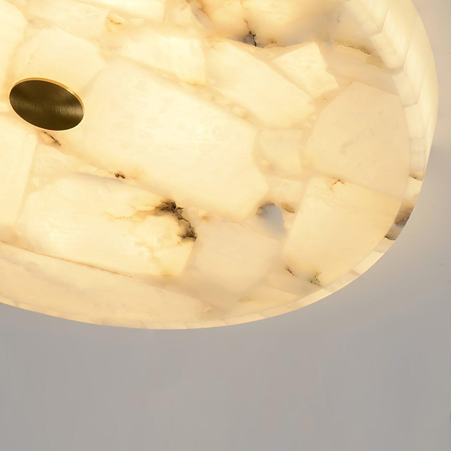 Plafondlamp Albast LED 5 cm Wit Goud Woonkamer Hal Moderne Designlamp Binnen