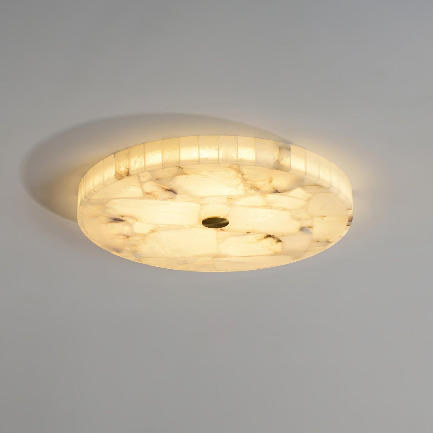 Plafondlamp Albast LED 5 cm Wit Goud Woonkamer Hal Moderne Designlamp Binnen