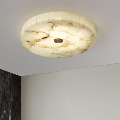 Plafondlamp Albast LED 5 cm Wit Goud Woonkamer Hal Moderne Designlamp Binnen