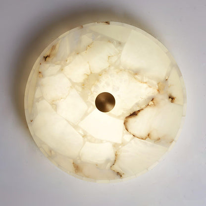 Plafondlamp Albast LED 5 cm Wit Goud Woonkamer Hal Moderne Designlamp Binnen