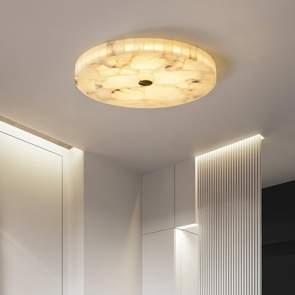 Plafondlamp Albast LED 5 cm Wit Goud Woonkamer Hal Moderne Designlamp Binnen
