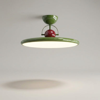 Plafondlamp LED Acryl Metaal Groen 40-50 cm Woonkamer Eetkamer Slaapkamer Retro Design Plafonnière Dimbaar Sfeerverlichting