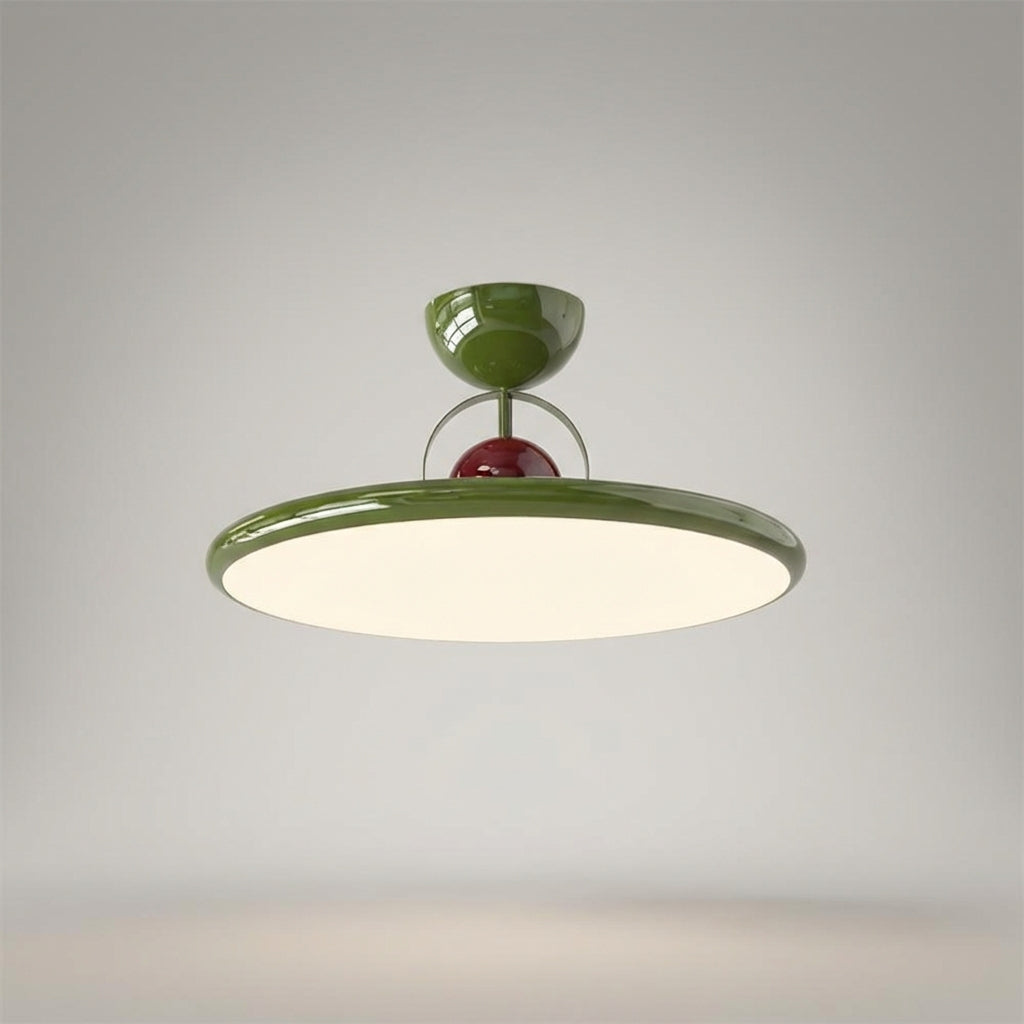 Plafondlamp LED Acryl Metaal Groen 40-50 cm Woonkamer Eetkamer Slaapkamer Retro Design Plafonnière Dimbaar Sfeerverlichting