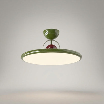 Plafondlamp LED Acryl Metaal Groen 40-50 cm Woonkamer Eetkamer Slaapkamer Retro Design Plafonnière Dimbaar Sfeerverlichting