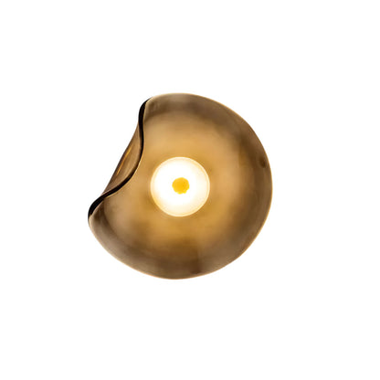 Wandlamp Glas LED 3000K Amber Organisch Design Badkamer Woonkamer Moderne Wandverlichting Sfeerlamp Vochtbestendig