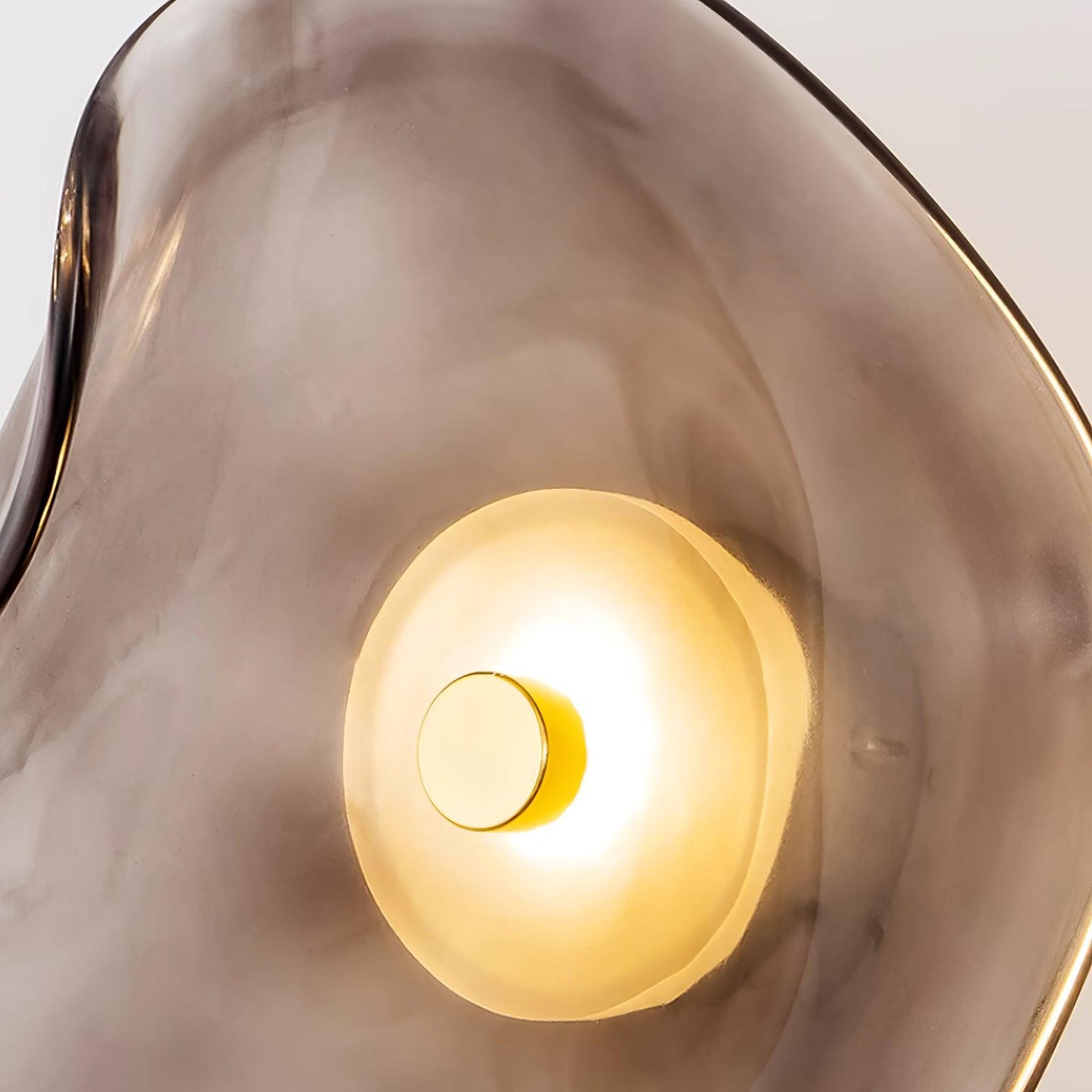 Wandlamp Glas LED 3000K Amber Organisch Design Badkamer Woonkamer Moderne Wandverlichting Sfeerlamp Vochtbestendig