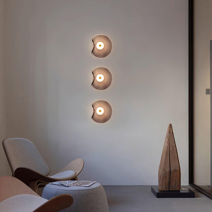 Wandlamp Glas LED 3000K Amber Organisch Design Badkamer Woonkamer Moderne Wandverlichting Sfeerlamp Vochtbestendig