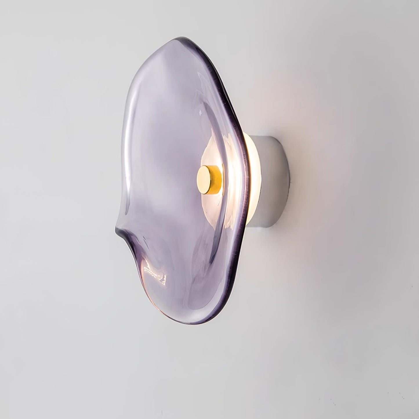 Wandlamp Glas LED 3000K Amber Organisch Design Badkamer Woonkamer Moderne Wandverlichting Sfeerlamp Vochtbestendig