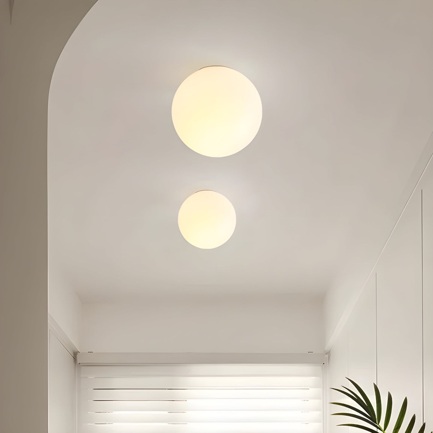Wandlamp Rond Matglas Minimalistisch Scandinavisch Japandi Stijlvol Woonkamer Slaapkamer