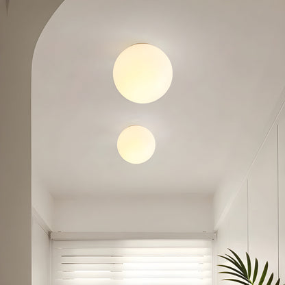 Wandlamp Rond Matglas Minimalistisch Scandinavisch Japandi Stijlvol Woonkamer Slaapkamer
