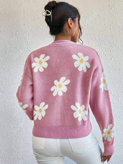 Elegante Trui met Knopen voor Vrouw