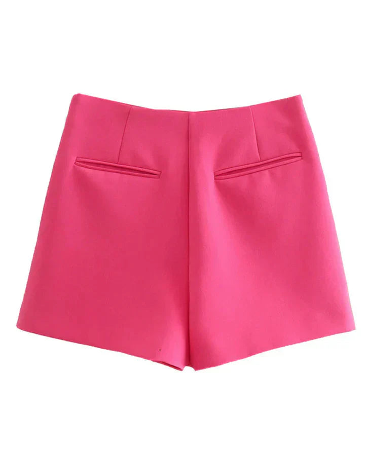 Korte Skort Broek met Rok Effect voor Vrouw
