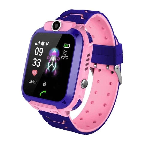 Kinder Smartwatch met GPS Tracking en Noodknop – Waterdicht en Schoolmodus