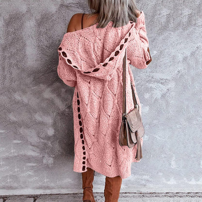 Oversized Gehaakte Cardigan Zacht en Luchtig Bohemian Stijl