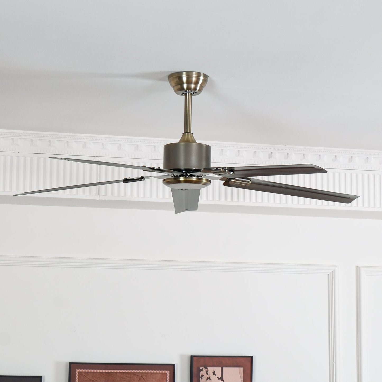 Premium Plafondventilator met Afstandsbediening Ø132cm 3 Snelheden Plafondventilator met Stil DC-Motor