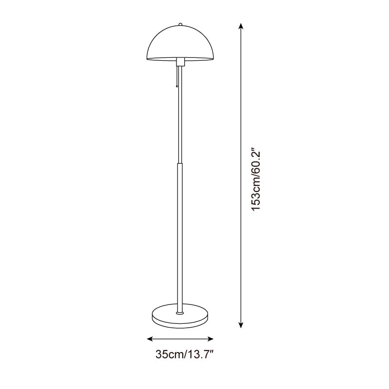 Tavino vloerlamp hout metaal amber woonkamer leeslamp retro design sfeerverlichting moderne staande lamp