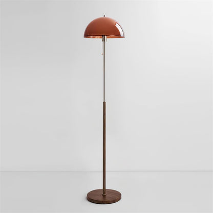 Tavino vloerlamp hout metaal amber woonkamer leeslamp retro design sfeerverlichting moderne staande lamp