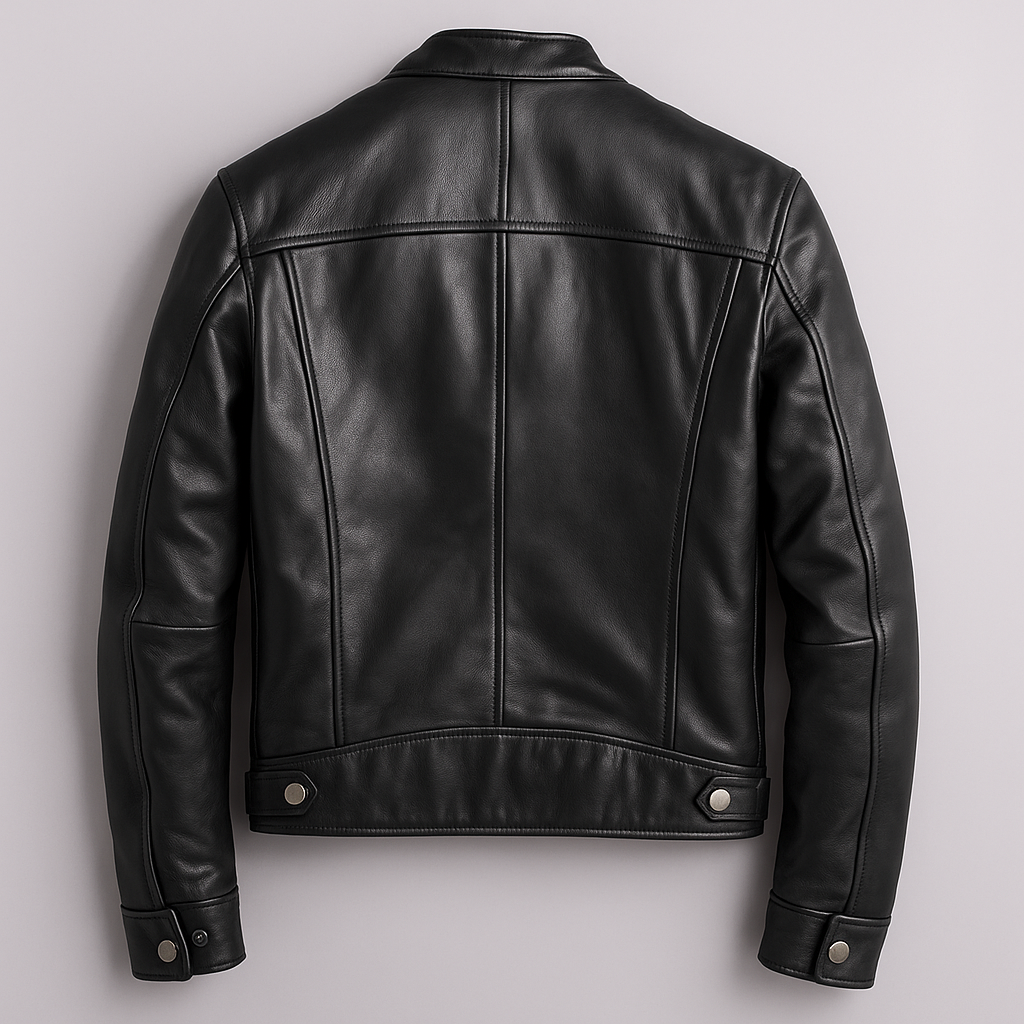 Ryder | Vintage Leren Jas Heren met Gestructureerde Pasvorm 4