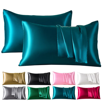 Sansoti| Satijnen Kussenslopen (2-delig) | Zacht & Koelend | Voor Huid en Haar