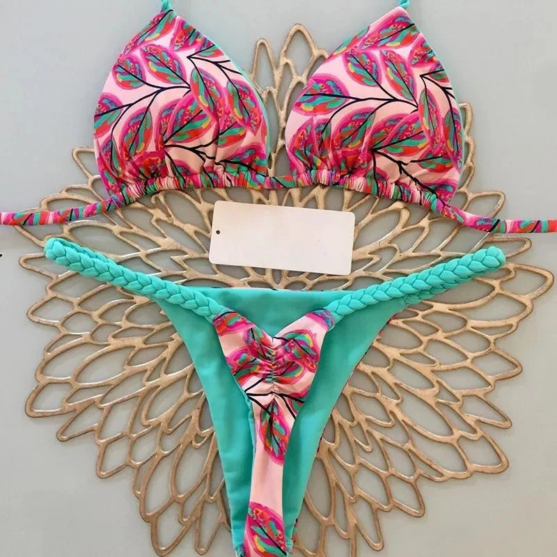 Sexy Bikini Set 2-Delig Comfortabele Strandkleding