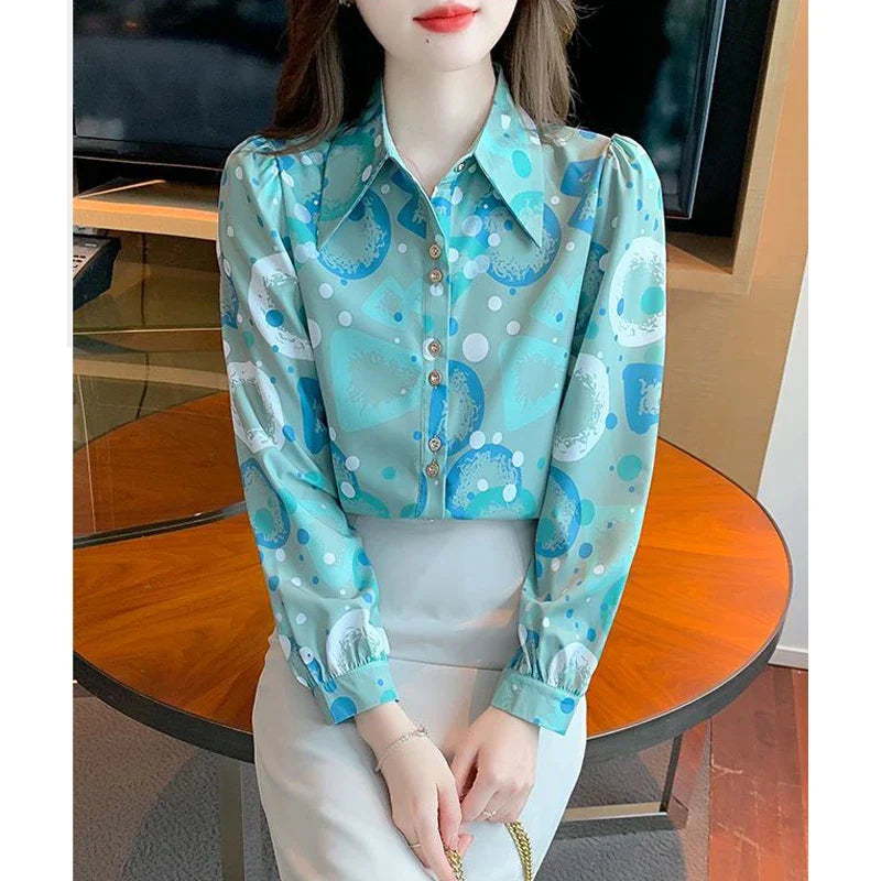 Vrouwelijke Blouse Elegante Mode Jurk Blouse