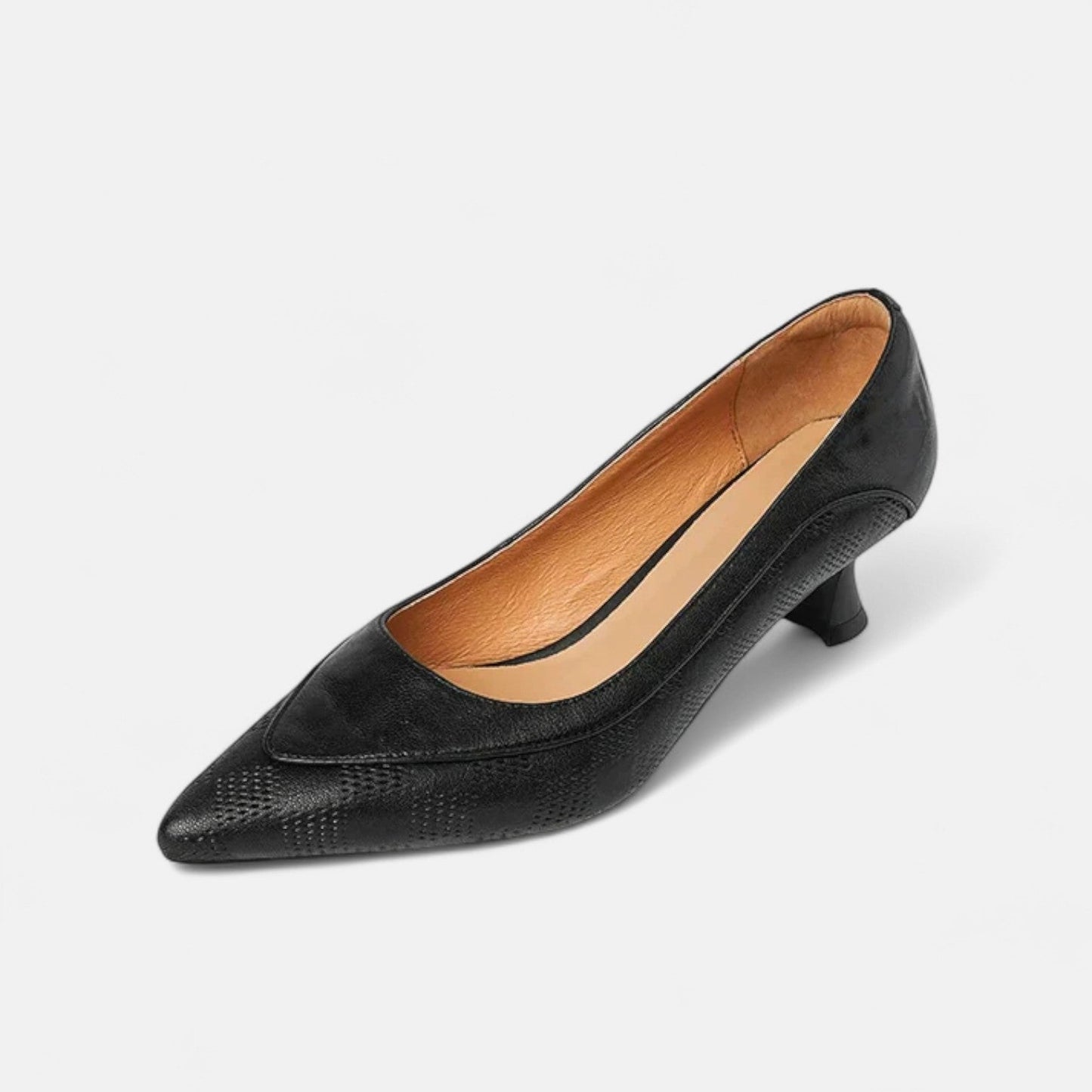 Dames Leren Pumps Met Hak