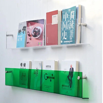 Wandplank PVC Zwevend Tijdschriftenrek 40cm 50cm 80cm Boeken Woonkamer Modern