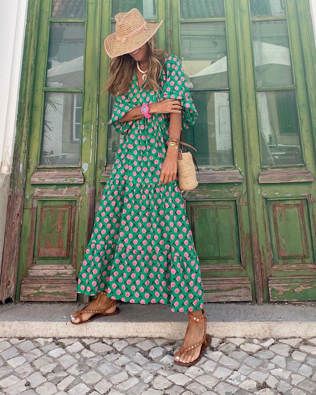 Dames Maxijurk Boho Stijl Luchtig Zomerse Pasvorm