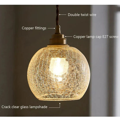 Hanglamp Kristalglas Transparant Scandinavisch Retro E27 15cm LED Eetkamer Woonkamer Minimalistisch