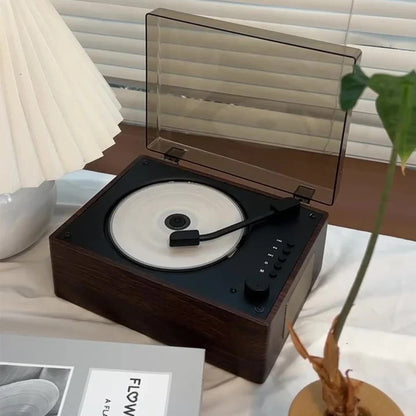 Retro CD-speler Bluetooth 5.1 Draagbaar Hout USB AUX Woonkamer Slaapkamer Muziekspeler Oplaadbaar Afstandsbediening Vintage