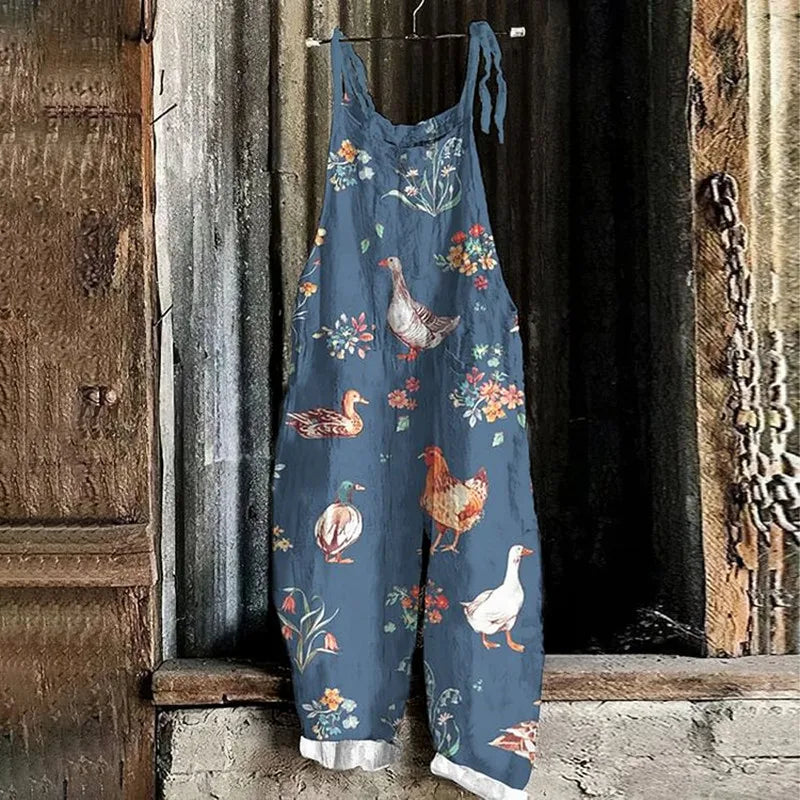 Boerenstijl Jumpsuit Landelijke Stijl - StudioMarella