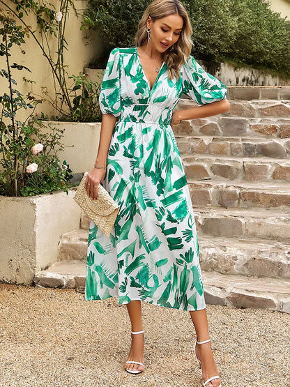 Dames Zomerjurk Elegante Pasvorm