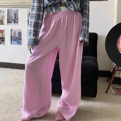 Blauwe Gestreepte Broek voor Mannen Riviera Stijl