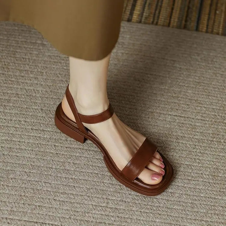 Luxe Zomersandalen Elegante Dameschoenen