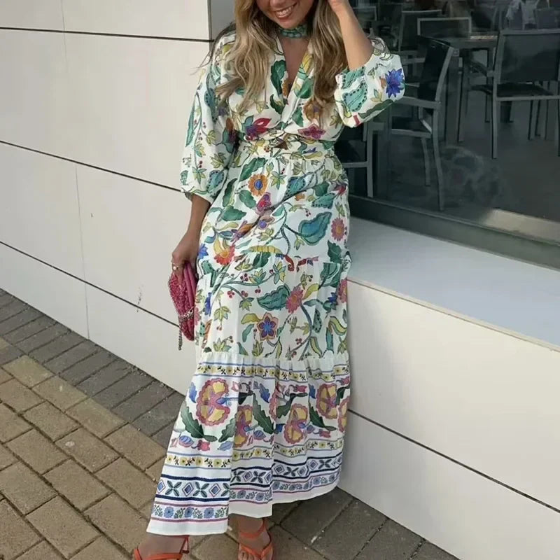 Lange Jurk Zomerjurk Urban Stijl