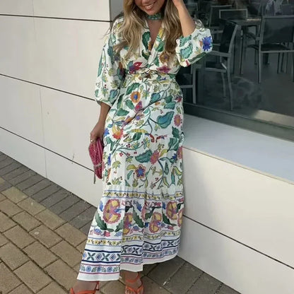 Lange Jurk Zomerjurk Urban Stijl