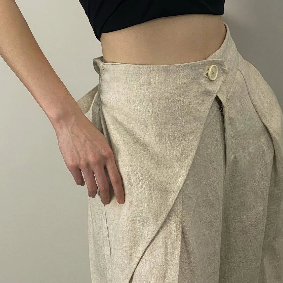 Wijde Broek Asymmetrisch Model voor Vrouw