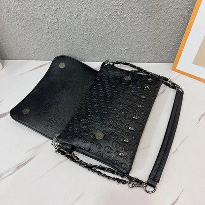 Luxe Crossbody Tasje met Riem en Rivet Details