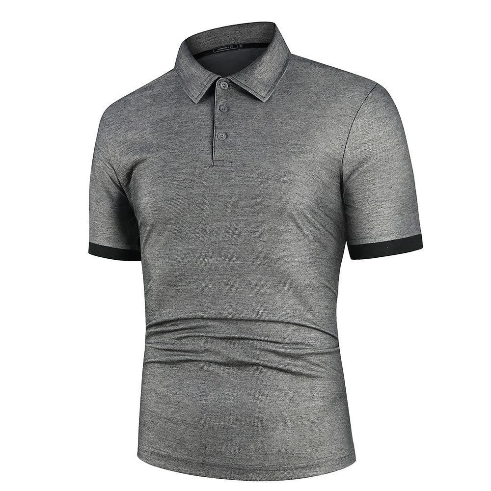 Heren Polo Shirt Slim Fit Klassiek Design