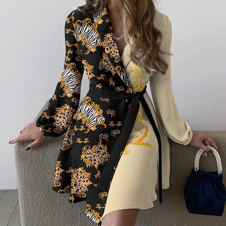 Vrouwen Zomerjurk Elegante Strikjurk Lichtgewicht