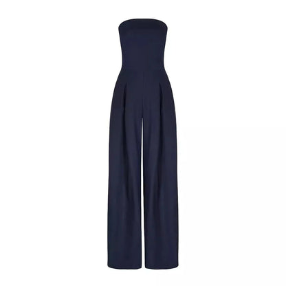 Zomerjurk Jumpsuit voor Vrouw Zonder Schouderbandjes