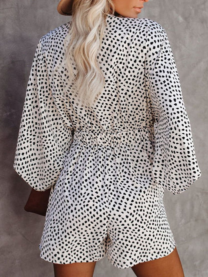 Vrouwelijke Playsuit Strik Jurk Zomerjurk