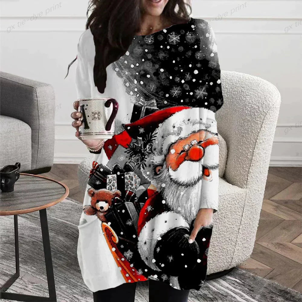 Rode Kerstjurk voor Dames Feestelijk Elegant - StudioMarella