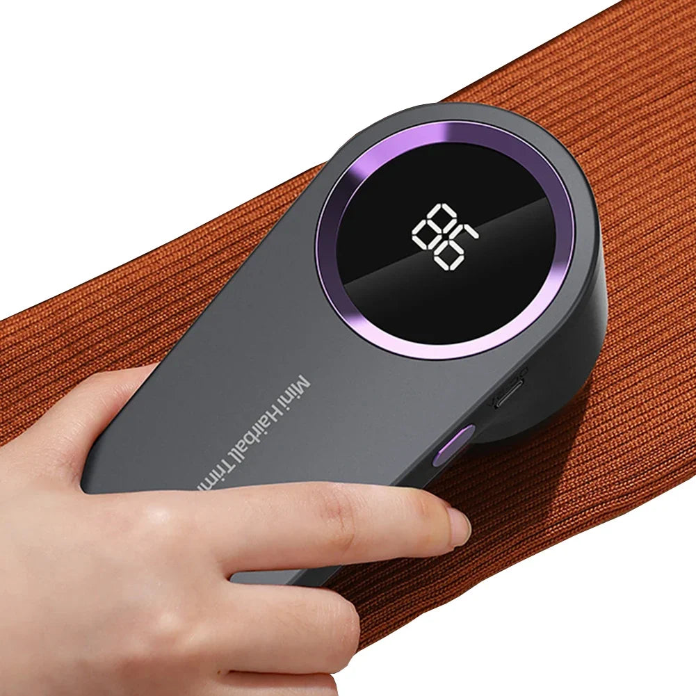 Elektrische Pluisverwijderaar USB Oplaadbaar Digitaal Display 14,8cm ABS Trui Kleding Pilling Verwijderaar Stofscheerapparaat